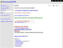 Tablet Screenshot of forensicscshs.wikispaces.com