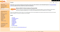 Desktop Screenshot of k12online08presenters.wikispaces.com