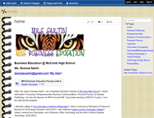 Tablet Screenshot of dsartin.wikispaces.com