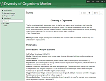 Tablet Screenshot of diversity-of-organisms-moeller.wikispaces.com