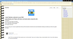 Desktop Screenshot of lewislearning.wikispaces.com