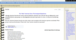 Desktop Screenshot of americanrealismandimmigration.wikispaces.com