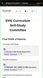 Mobile Screenshot of ehscurriculum.wikispaces.com
