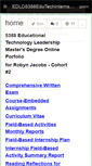 Mobile Screenshot of edld5388edutechinternship.wikispaces.com