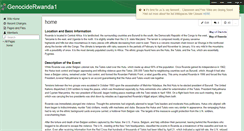 Desktop Screenshot of genociderwanda1.wikispaces.com