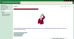 Desktop Screenshot of creatividadempresarialunitesba.wikispaces.com