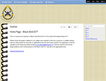 Tablet Screenshot of blackgold-ict.wikispaces.com