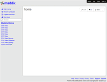 Tablet Screenshot of maddix.wikispaces.com