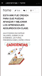 Mobile Screenshot of cadiciencias.wikispaces.com