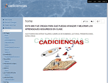 Tablet Screenshot of cadiciencias.wikispaces.com