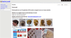 Desktop Screenshot of factorywall.wikispaces.com