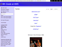Tablet Screenshot of ams6.wikispaces.com