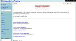 Desktop Screenshot of koangaspringfestival.wikispaces.com