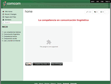 Tablet Screenshot of comcom.wikispaces.com