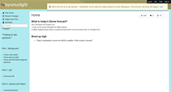 Desktop Screenshot of byronozone.wikispaces.com