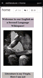 Mobile Screenshot of eslliterature.wikispaces.com