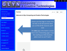 Tablet Screenshot of glyncomputing.wikispaces.com