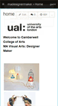 Mobile Screenshot of madesignermaker.wikispaces.com