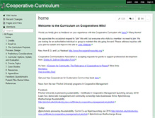 Tablet Screenshot of cooperative-curriculum.wikispaces.com