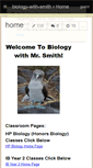 Mobile Screenshot of biology-with-smith.wikispaces.com