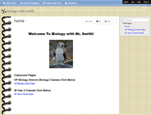 Tablet Screenshot of biology-with-smith.wikispaces.com