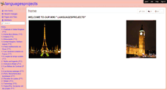 Desktop Screenshot of languagesprojects.wikispaces.com