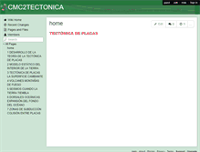 Tablet Screenshot of cmc2tectonica.wikispaces.com