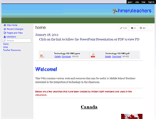Tablet Screenshot of hmslemon.wikispaces.com