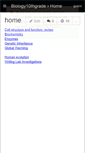 Mobile Screenshot of biology10thgrade.wikispaces.com