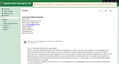 Desktop Screenshot of desarrollo-humano-tic.wikispaces.com