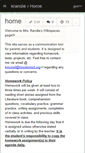 Mobile Screenshot of krandle.wikispaces.com