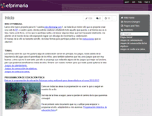 Tablet Screenshot of efprimaria.wikispaces.com