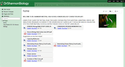 Desktop Screenshot of drshannonbiology.wikispaces.com