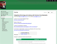 Tablet Screenshot of ccslittech.wikispaces.com