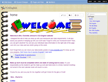 Tablet Screenshot of ccaenglish.wikispaces.com