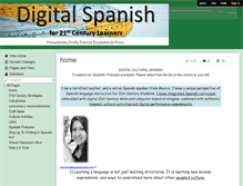 Tablet Screenshot of digitalspanish.wikispaces.com