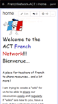 Mobile Screenshot of frenchnetwork-act.wikispaces.com