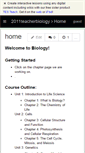 Mobile Screenshot of 2011teacherbiology.wikispaces.com