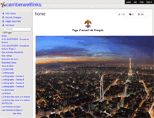 Tablet Screenshot of camberwelllinks.wikispaces.com