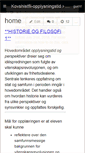 Mobile Screenshot of kovshistfil-opplysningstid.wikispaces.com