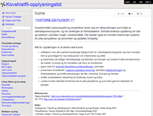 Tablet Screenshot of kovshistfil-opplysningstid.wikispaces.com