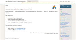 Desktop Screenshot of castellano2eso.wikispaces.com