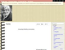 Tablet Screenshot of antropologiasimbolicayhermeneutica.wikispaces.com