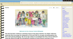 Desktop Screenshot of literacycenter.wikispaces.com