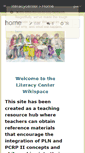 Mobile Screenshot of literacycenter.wikispaces.com