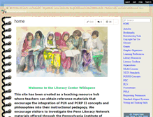 Tablet Screenshot of literacycenter.wikispaces.com