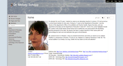 Desktop Screenshot of drmelodyschopp.wikispaces.com