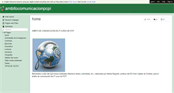 Desktop Screenshot of ambitocomunicacionpcpi.wikispaces.com