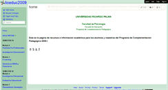 Desktop Screenshot of liceduc2009.wikispaces.com