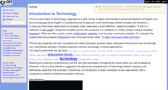Desktop Screenshot of introductiontotechnology.wikispaces.com